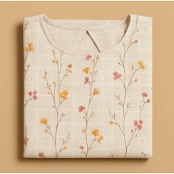 Women's Cotton Printed Kurti (Multicolor)