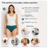 Pack of_6 Women's Cotton Solid Hipster Panty (Multicolor)