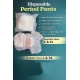 Pack of_10 Pcs Cotton Disposable Lady Period Pants Sanitary Napkin (White)