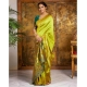 Women's Silk Blend Zari Weaving Saree With Unstitched Blouse 5.5Mtr (Lime-Green) Women's Silk Blend Zari Weaving Saree With Unstitched Blouse 5.5Mtr (Lime-Green)