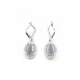 Women's Brass Silver Plated Pendant Set (Grey) Women's Brass Silver Plated Pendant Set (Grey)