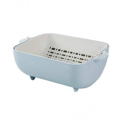 Pack Of 2_Multi-Purpose Kitchen Basket – Ideal for Straining, Sieving, Washing And Holding Fruits or Foods (Color: Assorted )