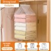 Hanging Foldable Fabric Closet Organizer with 6 Shelves