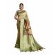 Women's Silk Printed Saree With Unstitched Blouse 5.5Mtr (Mehendi) Women's Silk Printed Saree With Unstitched Blouse 5.5Mtr (Mehendi)