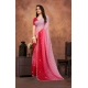 Women's Chiffon Embroidred Saree With Unstitched Blouse 5.5Mtr (Pink) Women's Chiffon Embroidred Saree With Unstitched Blouse 5.5Mtr (Pink)
