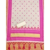 Women's Banarasi Silk Printed Unstitched Salwar Suit Material With Dupatta (Pink, 3Mtrs) Women's Banarasi Silk Printed Unstitched Salwar Suit Material With Dupatta (Pink, 3Mtrs)