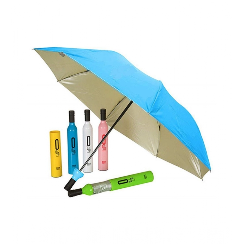 Bottle-Shaped Umbrella – Compact Foldable Rain Protection (Color: Assorted )