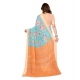 Women's Georgette Printed Saree With Unstitched Blouse 5.5Mtr (Light Blue) Women's Georgette Printed Saree With Unstitched Blouse 5.5Mtr (Light Blue)