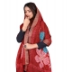 Women's chanderi silk Printed Dupatta (Red, Length: 2 Mtr) Women's chanderi silk Printed Dupatta (Red, Length: 2 Mtr)