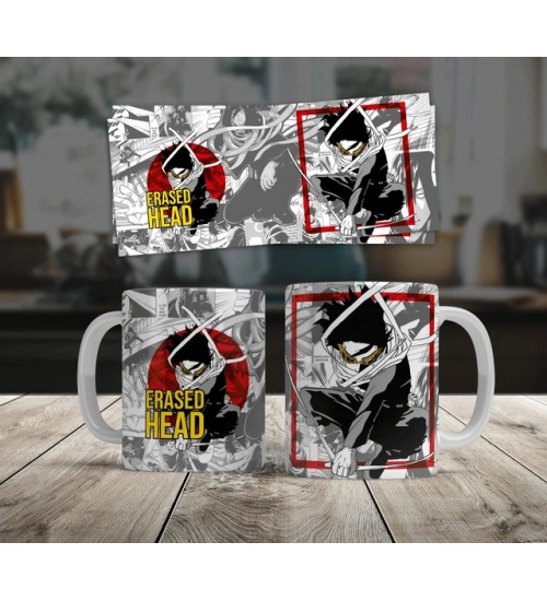 Anime Erased Head Ceramic Printed Coffee Mug (White) Anime Erased Head Ceramic Printed Coffee Mug (White)
