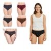 Pack of_6 Women's Cotton Printed Hipster Panty (Multicolor)