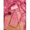 Women's Banarasi Silk Printed Unstitched Salwar Suit Material With Dupatta (Pink, 3Mtrs) Women's Banarasi Silk Printed Unstitched Salwar Suit Material With Dupatta (Pink, 3Mtrs)