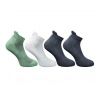 4_Pair Set Unisex Casual Cotton Printed Ankle Length Socks (Multicolor)