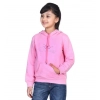 Girl's Fleece Embellished Long Sleeves Sweatshirt (Light Pink)