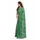 Women's Georgette Printed Saree With Unstitched Blouse 5.5Mtr (Green) Women's Georgette Printed Saree With Unstitched Blouse 5.5Mtr (Green)