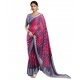 Women's Georgette Weaving Saree With Unstitched Blouse 5.5Mtr (Pink) Women's Georgette Weaving Saree With Unstitched Blouse 5.5Mtr (Pink)