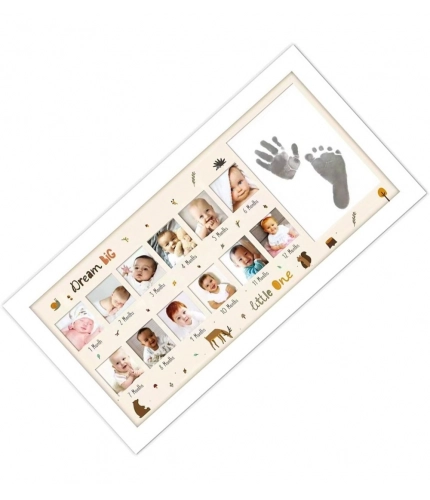 Acrylic Footprint Hand Printbaby Photo Frame Ink Pad Photo Frame (Multicolor)