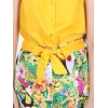 Girl's Rayon Flamingo Print Sleeveless Jumpsuit (Yellow-Multicolor) Girl's Rayon Flamingo Print Sleeveless Jumpsuit (Yellow-Multicolor)
