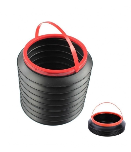 Pack Of 3_Foldable Dustbin – Portable And Space-Saving Trash Container (Color: Assorted )