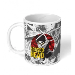 Anime Erased Head Ceramic Printed Coffee Mug (White)
