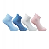 4_Pair Set Unisex Casual Cotton Printed Ankle Length Socks (Multicolor)