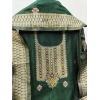 Women's Banarasi Silk Printed Unstitched Salwar Suit Material With Dupatta (Bottle Green, 3Mtrs) Women's Banarasi Silk Printed Unstitched Salwar Suit Material With Dupatta (Bottle Green, 3Mtrs)