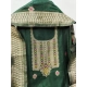 Women's Banarasi Silk Printed Unstitched Salwar Suit Material With Dupatta (Bottle Green, 3Mtrs)