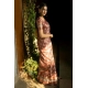 Women's Polyester Printed Saree With Unstitched Blouse 5.5 Mtr (Maroon)