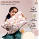 Soft Plush Printed Baby Infant Pillow for Kids Age 1 To 5 Years (Pink)