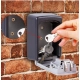Wall-Mounted ABS Plastic Key Lock Box (Grey-Black )