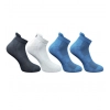 4_Pair Set Unisex Casual Cotton Printed Ankle Length Socks (Multicolor)