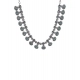 Women's Brass Silver Plated Necklace set (Turquoise) Women's Brass Silver Plated Necklace set (Turquoise)
