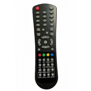 Ecomoye Set Top Box Remote No. 358 (With Recording), Compatible/Replacement for Siti Cable Set Top Box Remote Control, Black (Exactly Same Remote will Only Work)