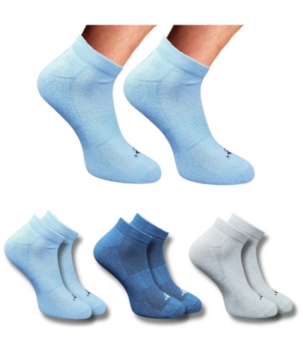 3_Pair Set Unisex Casual Cotton Printed Low Cut Socks (Multicolor)