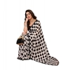 Women's Georgette Printed Saree With Unstitched Blouse 5.5Mtr (Black) Women's Georgette Printed Saree With Unstitched Blouse 5.5Mtr (Black)