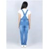 Girl's Denim Solid Buttoned Dungaree (Blue) Girl's Denim Solid Buttoned Dungaree (Blue)