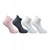 4_Pair Set Unisex Casual Cotton Printed Ankle Length Socks (Multicolor)