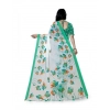 Women's Georgette Floral Printed Saree With Unstitched Blouse 5.5Mtr (Green) Women's Georgette Floral Printed Saree With Unstitched Blouse 5.5Mtr (Green)