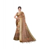 Women's Cotton Silk Printed Saree With Unstitched Blouse 5.5Mtr (Peach) Women's Cotton Silk Printed Saree With Unstitched Blouse 5.5Mtr (Peach)