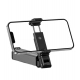 Aluminum-Plastic Solid Bluetooth Selfie Stick and Travel Tripod Stand (Silver-Black) Aluminum-Plastic Solid Bluetooth Selfie Stick and Travel Tripod Stand (Silver-Black)