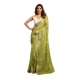 Women's Linen Cotton Printed Ready To Wear Saree With Unstitched Blouse 5.5 Mtr (Light_Green)