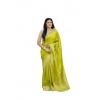 Women's Soft Lichi Silk Printed Saree With Unstitched Blouse 5.5Mtr (Green) Women's Soft Lichi Silk Printed Saree With Unstitched Blouse 5.5Mtr (Green)