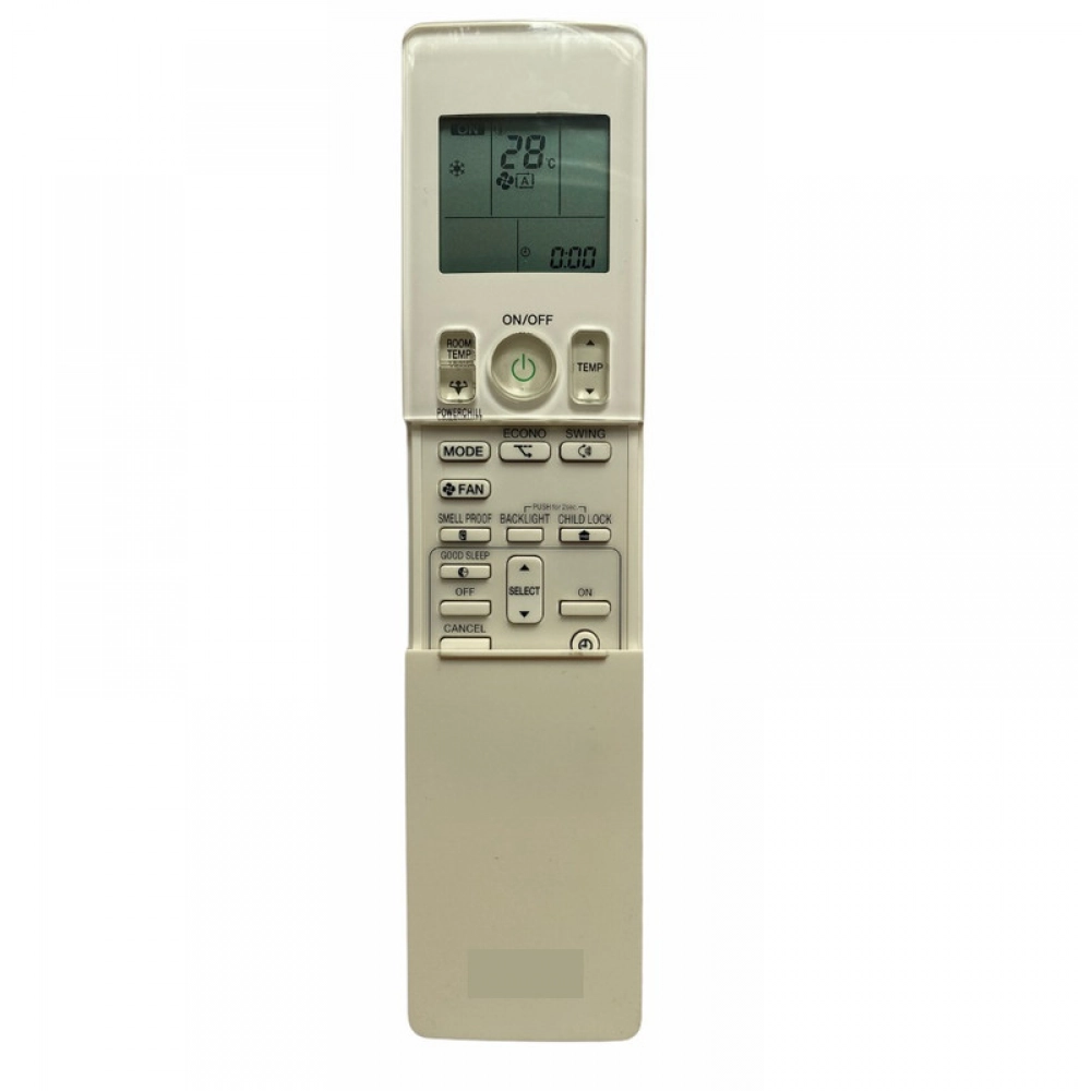 Ecomoye AC Remote No. 169 (No Backlight), Compatible/Replacement for Daikin AC Remote Control, White (Exactly Same Remote will Only Work)
