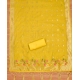 Women's Banarasi Silk Printed Unstitched Salwar Suit Material With Dupatta (Yellow, 3Mtrs)
