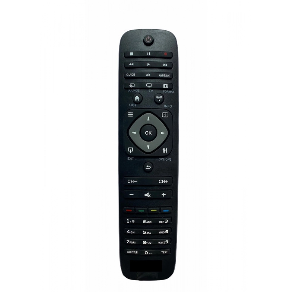 Ecomoye LCD/LED Remote No. URC119, Compatible/Replacement for Philips LCD/LED TV Remote Control, Black (Exactly Same Remote will Only Work)