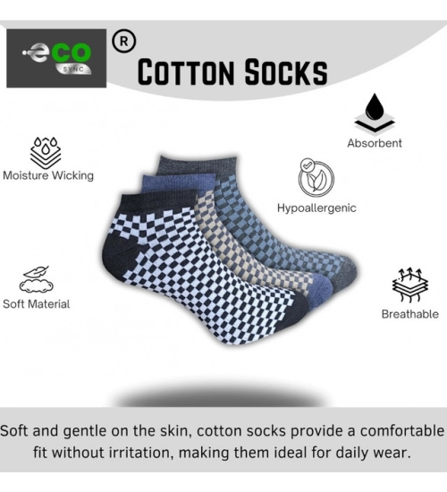 3_Pair Set Unisex Casual Cotton Printed Low Cut Socks (Multicolor) 3_Pair Set Unisex Casual Cotton Printed Low Cut Socks (Multicolor)