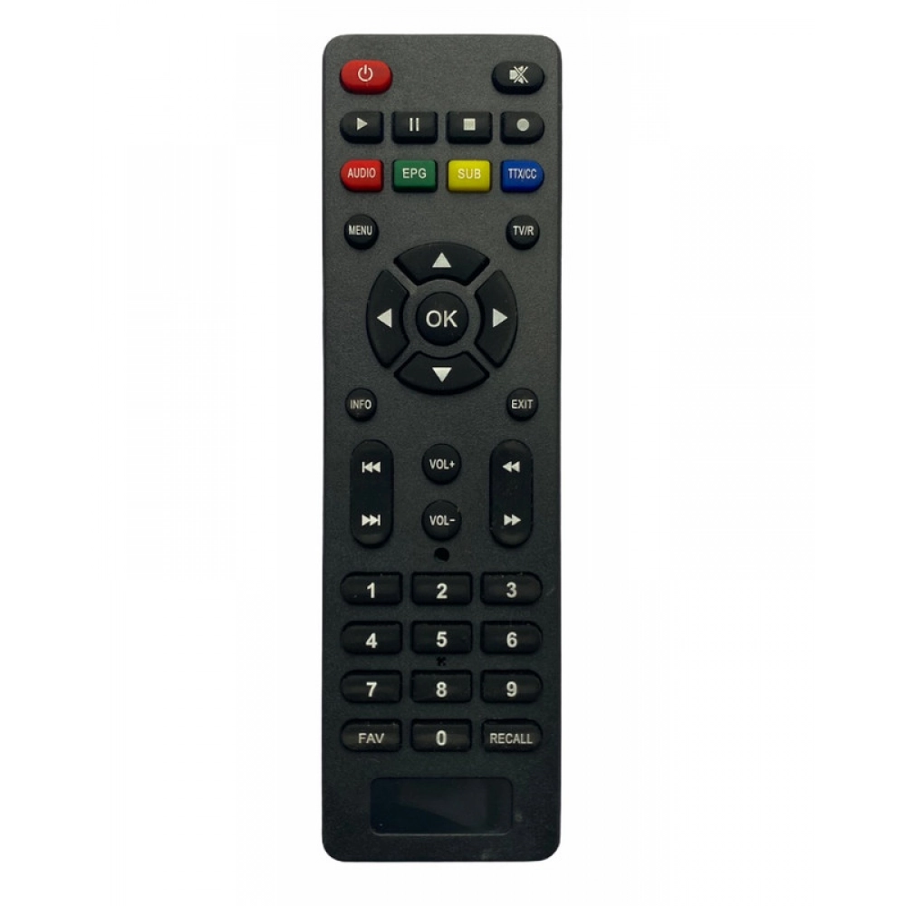 Ecomoye DTH Remote No. 778 (with WiFi), Compatible/Replacement for NTEX Free Dish DTH  Remote, Black (Exactly Same Remote will Only Work)