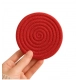 Cotton 6 Pcs Set Tea Coaster 6 Pcs Set (Red)