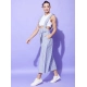 Women's Cotton Pinafore Shoulder Straps Jumpsuit (Light Blue)