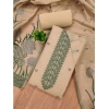 Women's Banarasi Silk Printed Unstitched Salwar Suit Material With Dupatta (Cream, 3Mtrs) Women's Banarasi Silk Printed Unstitched Salwar Suit Material With Dupatta (Cream, 3Mtrs)